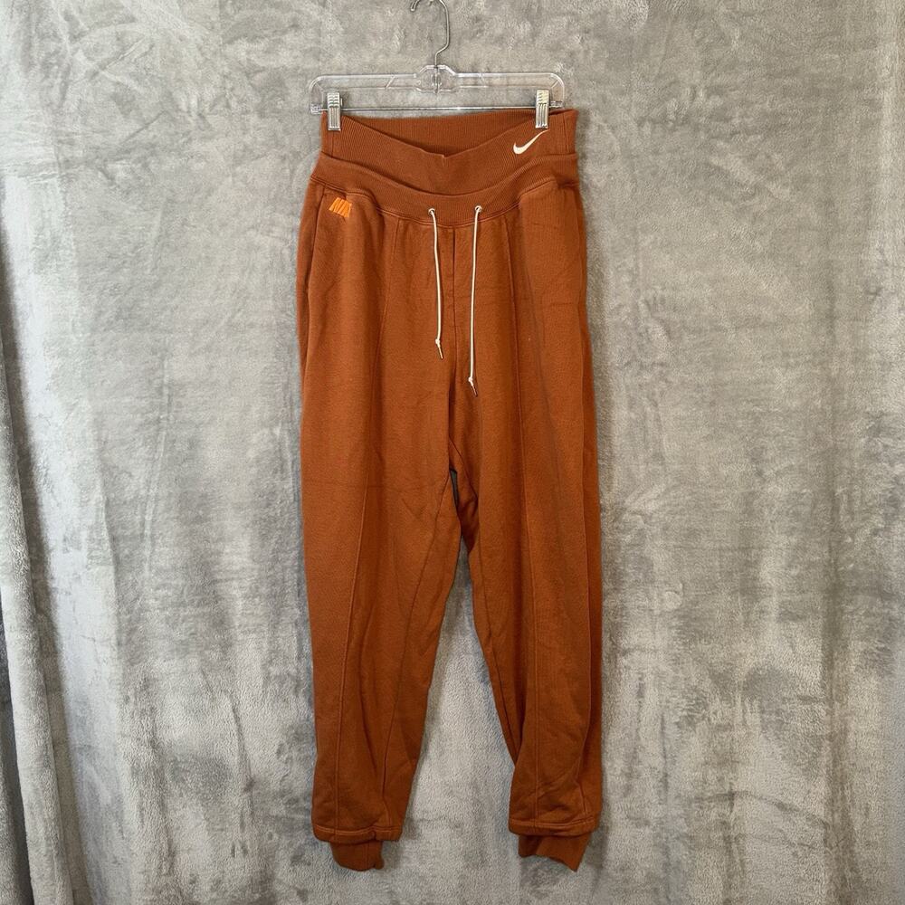 Nike Sportswear Women burnt Orange Icon Clash Easy Fleece Jogger Pant Large
